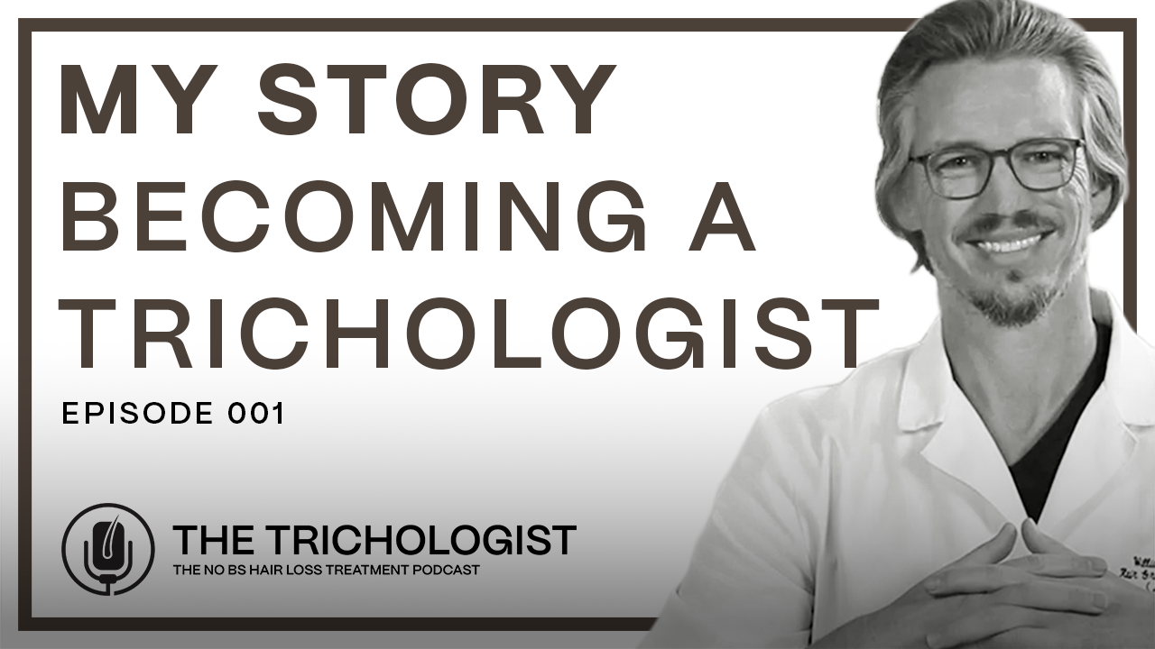 Cover art for episode 1: My Story About Becoming a Trichologist | The Trichologist Podcast 001