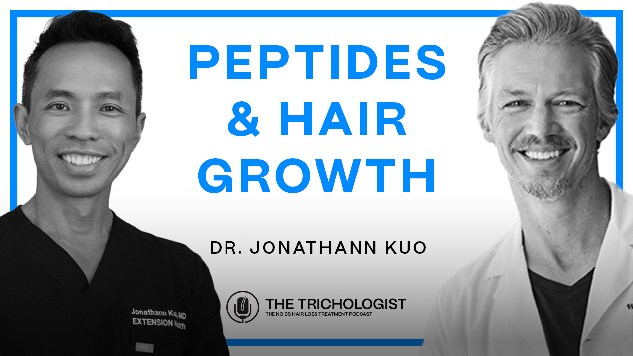 Cover art for episode 6: Peptides for Hair Loss: The Science & Do They Really Work? | Dr. Jonathann Kuo